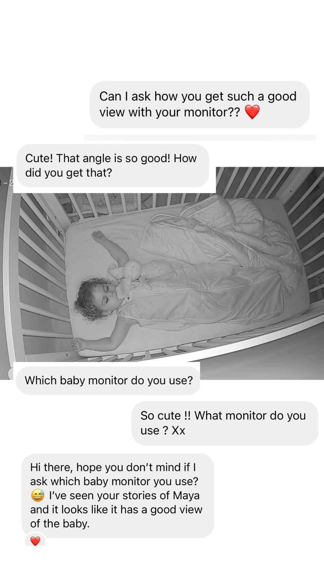 #Parentinghack: How to get the best viewing angle for your baby monitor! - Catchy