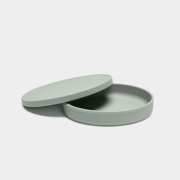 Silicone Plate & Lid Set - Catchy