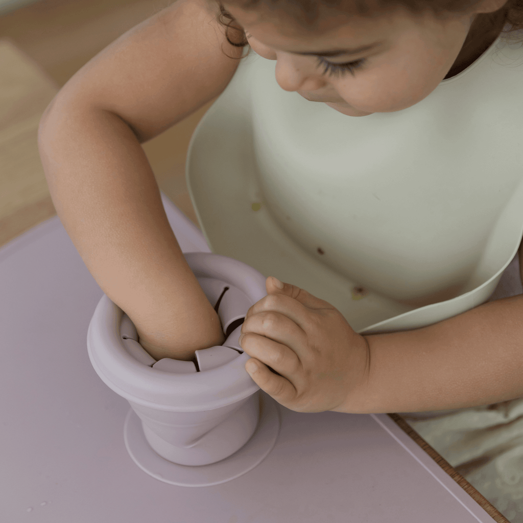 [size] Silicone Collapsible Snack Cup - Catchy