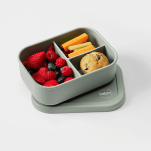 3 Compartment Silicone Lunch Box - Catchy