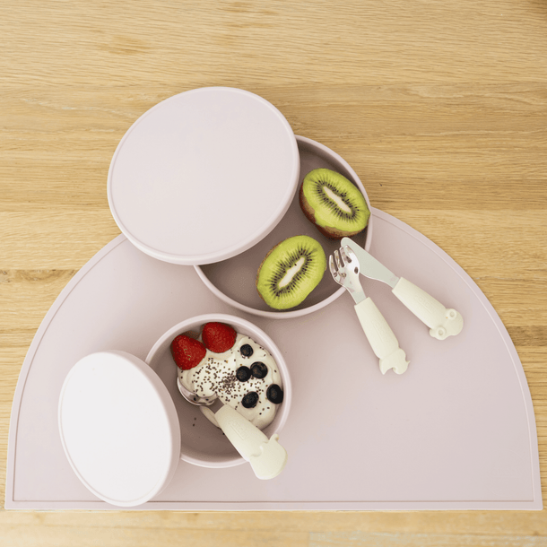 Silicone Plate & Lid Set - Catchy